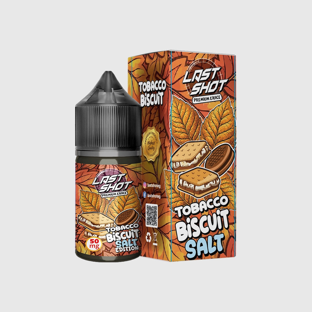 Tobacco Biscuits Salt 30ml - Last Shot